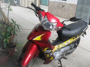 Cần bán xe sirius 110 HQ LD Nhật Yamaha bstp 5 số, mâm đĩa, 2012, đỏ đen