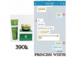 Body Trà Xanh Princess White