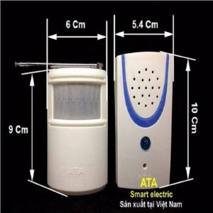 Chuông báo khách, báo động chống trộm hồng ngoại không dây