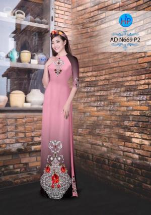 Vải áo dài AD N669