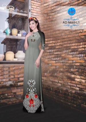 Vải áo dài AD N669