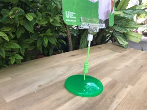 Wobbler để bàn đế nhựa Knorr, wobbler quảng cáo