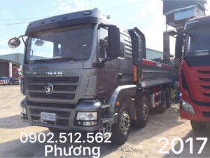 Xe ben shacman 2017 đã có mặt ở Bình Phước