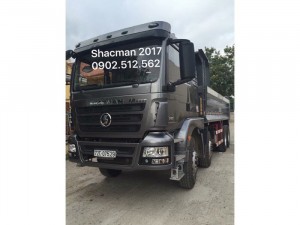 Dân Long An phát cuồng với xe ben ShacMan 2017 của Rita Võ