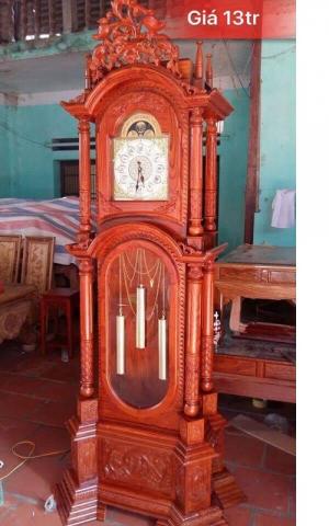 Đồng hồ gỗ đẹp Đồ Gỗ Mạnh Tráng giao hàng miễn phí