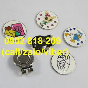 Tee marker, cài mũ golf khắc logo làm quà tặng
