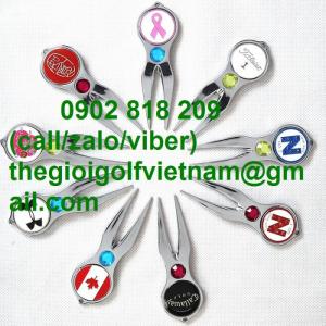 Tee marker, cài mũ golf khắc logo làm quà tặng