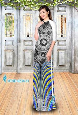 Vải áo dài hoa văn