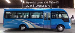 Xe khách 29 chỗ - xe 29 chỗ giá rẻ nhất tp - xe Hyundai County 29 chỗ - Giá xe 29 chỗ
