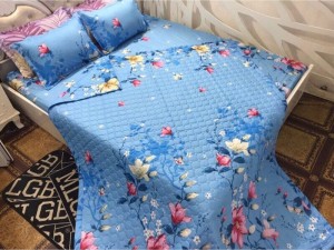Bộ chăn ga gối cotton poly hè cực rẻ