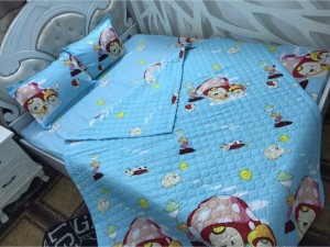 Bộ chăn ga gối cotton poly hè cực rẻ
