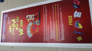 Gia công cán màng bóng poster khuyến mãi - trực tiếp in ấn và gia công tại In Kỹ Thuật Số