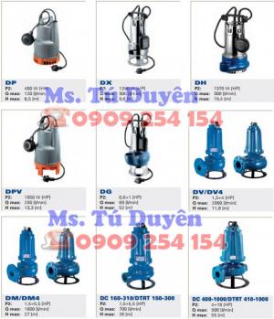 Đại lý pp độc quyền các dòng máy bơm chìm nước thải chính hãng Pentax