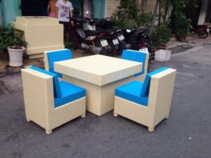 Cần thanh lý sản phẩm bàn ghế mây nhựa, bàn ghế cao cấp
