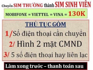 Sim sinh viên không cần thẻ