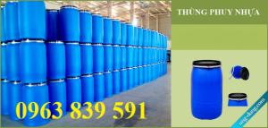 Thùng phuy nhựa 220l