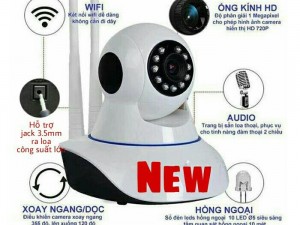 Camera IP wifi 2 anten hoạt động độc lập