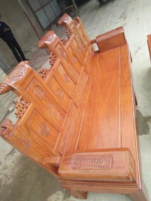 Bộ bàn ghế lim hộp cuốn thư 2m20