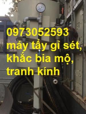 Máy phun cát tẩy gỉ sét, khắc bia mộ, tranh kính