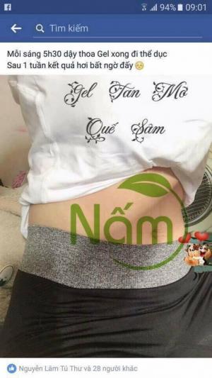 Gel Tan Mỡ Quế Sâm_ Giảm Cân Thảo Dược Nấm_ Bộ Đôi Giảm Cân Hoàn Hảo