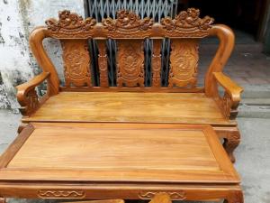 Bộ Bàn Ghế Nghê Đỉnh Gỗ nghiến