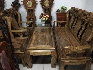 Bộ Bàn Ghế Minh Đào Gỗ Mun Hoa, Mun nam phi