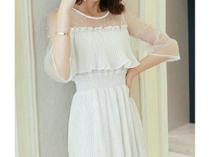 Đầm Xòe Dập Li Phối Lưới Đính Hạt