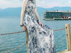 Đầm Maxi Hoa Lanny Cao Cấp