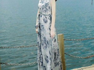 Đầm Maxi Hoa Lanny Cao Cấp