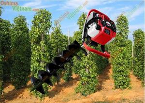 Phân phối Máy khoan lỗ trồng cây Oshima 2ps, Oshima 2P, máy khoan đất trồng cây Oshima giá tốt
