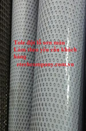 Lưới thép đột lỗ - Thép dập lỗ tròn dùng làm tấm chắn cầu thang, lan can dùng trong nông nghiệp