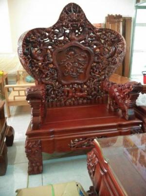Bộ Bàn Ghế Rồng Đỉnh , Bát Mã ( Gỗ Hương Đỏ ) Bộ 2M8