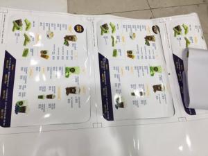 Cán màng bóng menu thực đơn