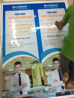 In poster cho ngân hàng