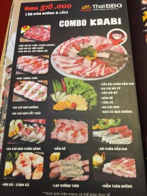 Menu khổ lớn trong quán ăn - in PP cán format