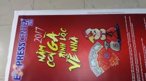 In PP giá rẻ làm poster chương trình giảm giá