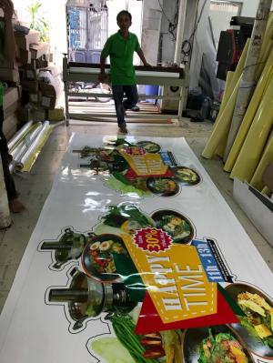 Gia công cán màng bóng thành phẩm in PP