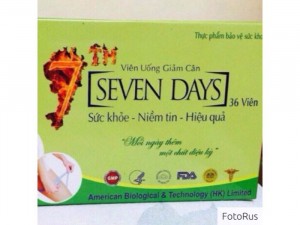 Hỗ trợ giảm cân sevendays
