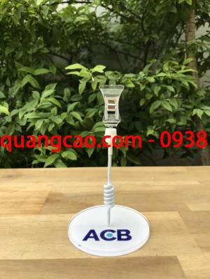 wobbler để bàn ngân hàng ACB
