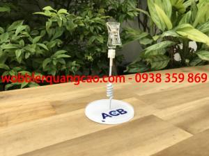 wobbler để bàn ngân hàng ACB