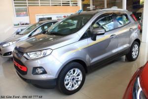 Ford Ecosport Titanium Black 2018, số tự động, màu xám, giao xe trong 30 ngày.