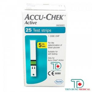 Que thử đường huyết Accu Chek Active 25
