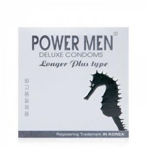 Bao cao su Powermen Longer thương hiệu Hàn Quốc  (Hộp 3 Cái )