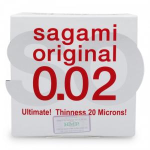 Bao cao su Sagami Original 0.02mm (hộp 1)