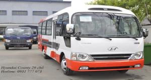 Hyundai County 29 chỗ nhập khẩu, chỉ cần trả trước 200 triệu - Hotline: 0931777073 (24/24)