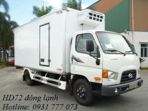 Xe tải Hyundai HD72 Đông Lạnh - Hỗ trợ giao xe ngay - Hotline: 0931777073 (24/24)