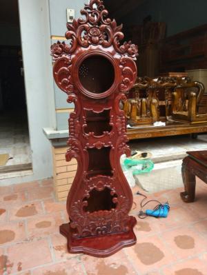 Đồng Hồ Cây Đàn gỗ hương vân , gỗ gụ , gỗ gõ đỏ, gỗ hương đá