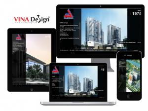 VINADESIGN thiết kế website cho Công Ty Cổ Phần Tư Vấn Xây Dựng Tổng Hợp NAGECCO - nagecco.com