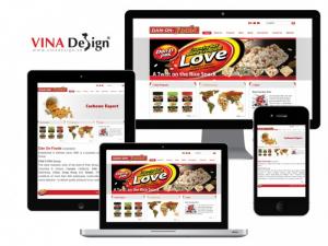 VINADESIGN thiết kế website cho Công ty TNHH Thực phẩm Dân Ôn - DanOnFoods.com