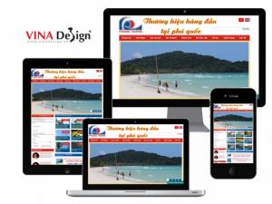 VINADESIGN thiết kế website cho Công Ty Cổ Phần Du Lịch Phú Quốc – PhuQuocTourism.com.vn